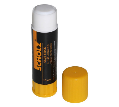 Клей-карандаш 15г, PVA, 4604, SCHOLZ
