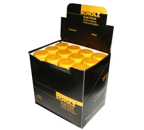 Клей-карандаш 36г, PVA, 4603, SCHOLZ