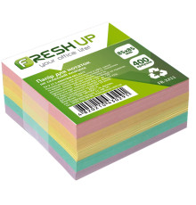 Блок бумаги для заметок 85х85мм 400 л не клееный, классика Fresh Up 3211