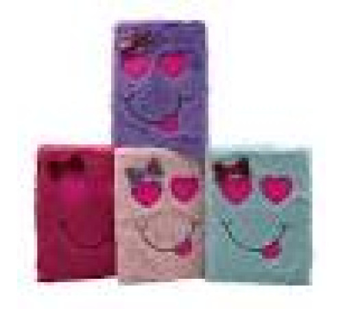 Блокнот пушистый "Love smile" клетка А5 80стр 80g mix. 1шт/этик. 0442DSCN