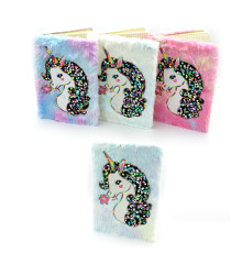 Блокнот пушистый "Unicorn" А5, P80 70g mix, 1шт/этик.MRB2338-11