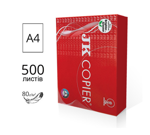 Бумага для ксерокса  А4/500л  п.80  Copy  PAPER JK , Iмп