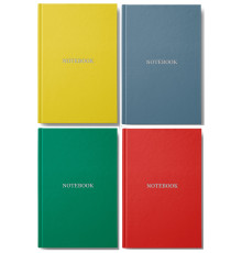 Деловая книга premium А5 96 л.(192 стр.), # обложка-твердая, серия "Pantone", 2 вида, микс, кл.