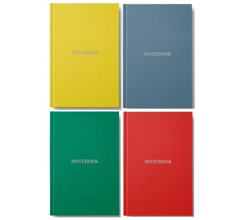 Деловая книга premium А5 96 л.(192 стр.), # обложка-твердая, серия "Pantone", 2 вида, микс, кл.