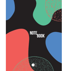 Деловая книга А4 192 л.(384 стр.),клетка,обкл.твердая,серия "Abstract notebook",4 вида,микс,кл.