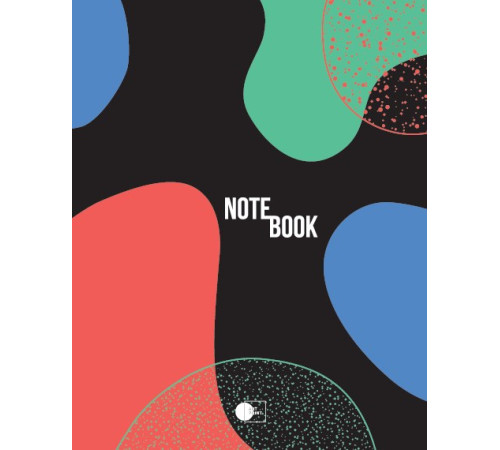 Деловая книга А4 192 л.(384 стр.),клетка,обкл.твердая,серия "Abstract notebook",4 вида,микс,кл.