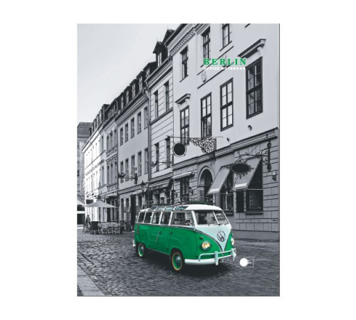 Деловая книга А4 96 л.(192 стр.), # обкл.тв., серия "City note", 4 вида, микс, кл.