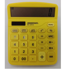 Калькулятор ASSISTANT АС-2312 Жовтий