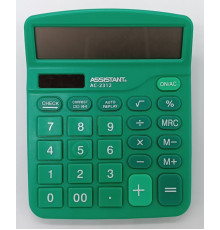 Калькулятор ASSISTANT АС-2312 Зелений 