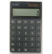 Калькулятор бухг. Deli NS041 тем.син. 12 разряд, 165х103х12,5 Nusign бесшовные кн.