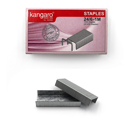 Скобы ТМ "Kangaro", 1000шт.24/6 М