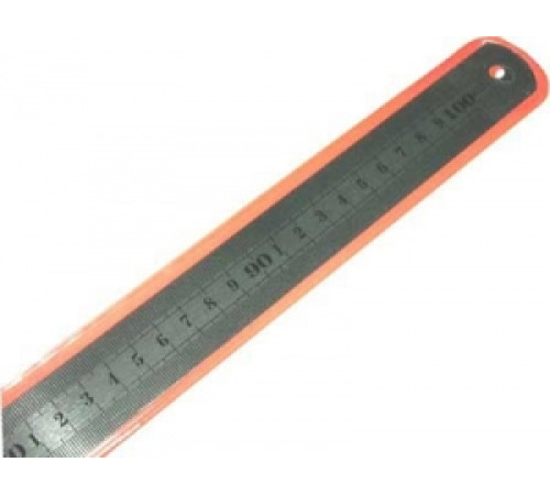Линейка металлическая 1м 0,7S (эт/шт)