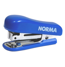 Степлер, 10/4, 27 мм, мини, 8л, с дестепл., синий., 4051, NORMA