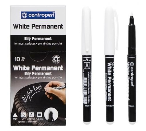 Маркер Permanent 2686 белый, Centropen