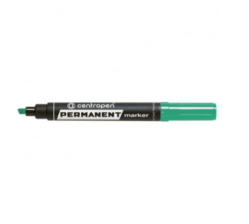 Маркер Permanent 8576 клиновидный зеленый, Centropen