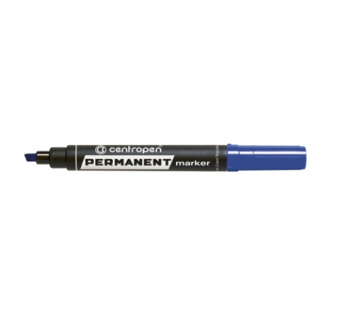 Маркер Permanent 8576 клиновидный синий, Centropen