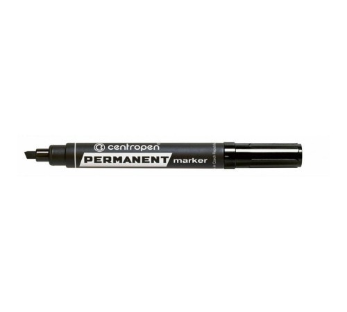 Маркер Permanent 8576 клиновидный черный, Centropen