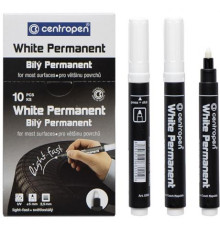 Маркер Permanent 8586 белый, Centropen