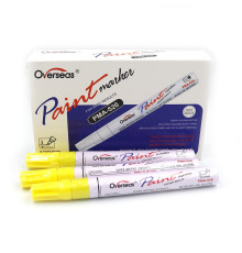 Маркер-краска "Paint Marker лимонно-желтый, 2.0-2.8mm 12шт/этикетка DSCN7501-YE