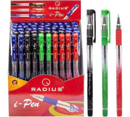 Ручка "I Pen" RADIUS диспенсер 50 штук, микс