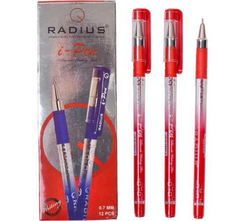 Ручка "I Pen" RADIUS с принтом 12 штук, красная 500184