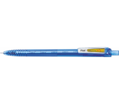 Ручка Flair масляная 1311 синяя автоматическая Writometer RT ball 10км.