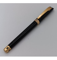 Ручка Шариковая Flair P838 синяя Black Beauty хром корпус ассорти
