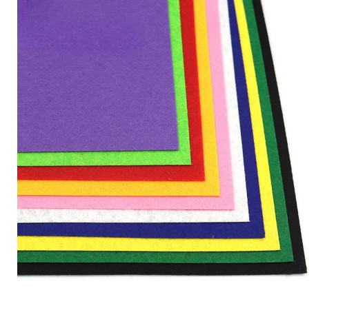 Фетр HARD 170GSM 1,2 мм 10PC/OPP A4
