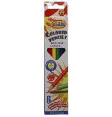 Карандаши цветные шестигранные 6 цв.,1606/2, PREMIUM, CLASS